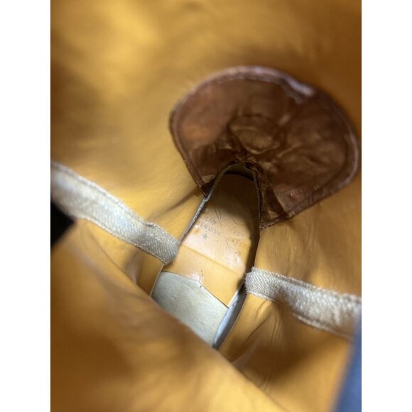 Vintage Wild Country Campus Boots Tall Marbled Leather Square Toe Men’s 9.5 D - Picture 10 of 10